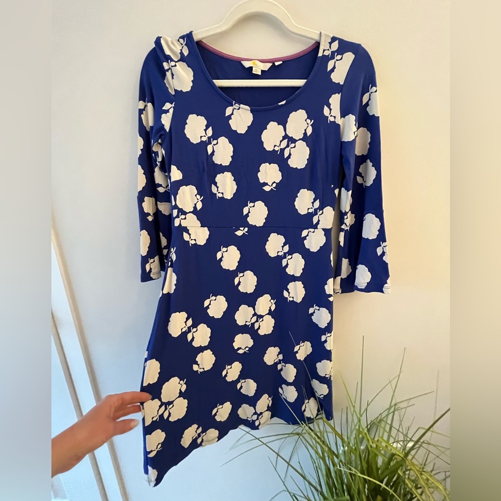Boden BlackBerry Print Dress 💙🫐